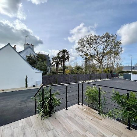 Superbe Villa Tout Confort Avec Piscine Chauffee Er Couverte Et Spa A 2 Pas De La Plage Fouesnant Dış mekan fotoğraf