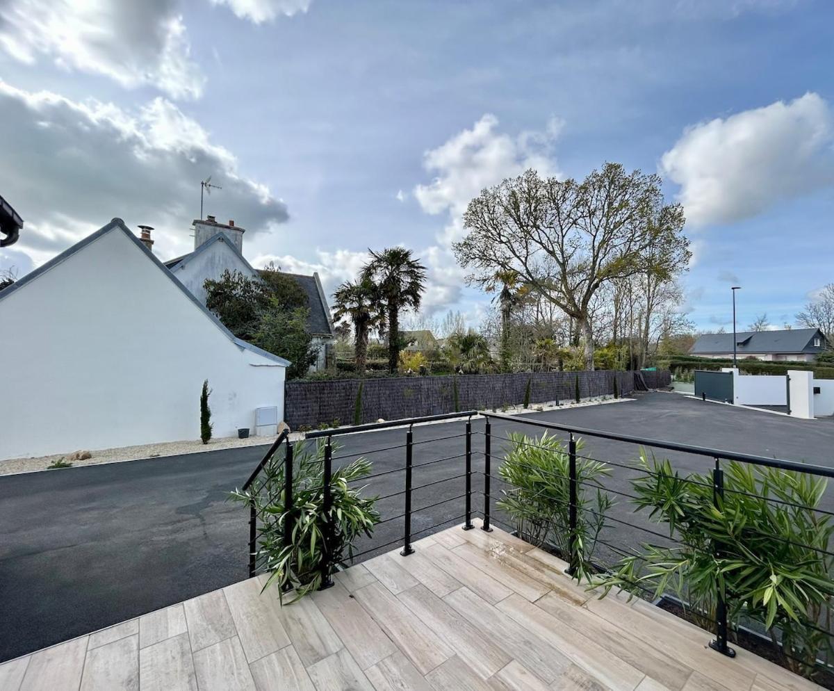 Superbe Villa Tout Confort Avec Piscine Chauffee Er Couverte Et Spa A 2 Pas De La Plage Fouesnant Dış mekan fotoğraf